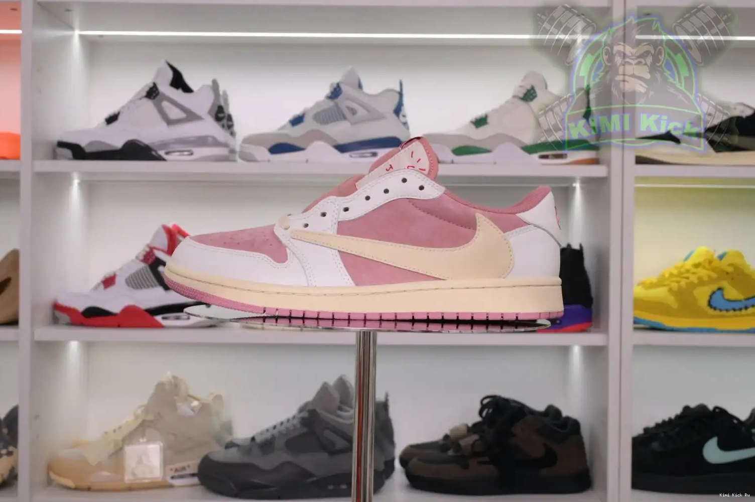 Kimikick Jordan Jordan Air 1Low Travis Scottx 0619